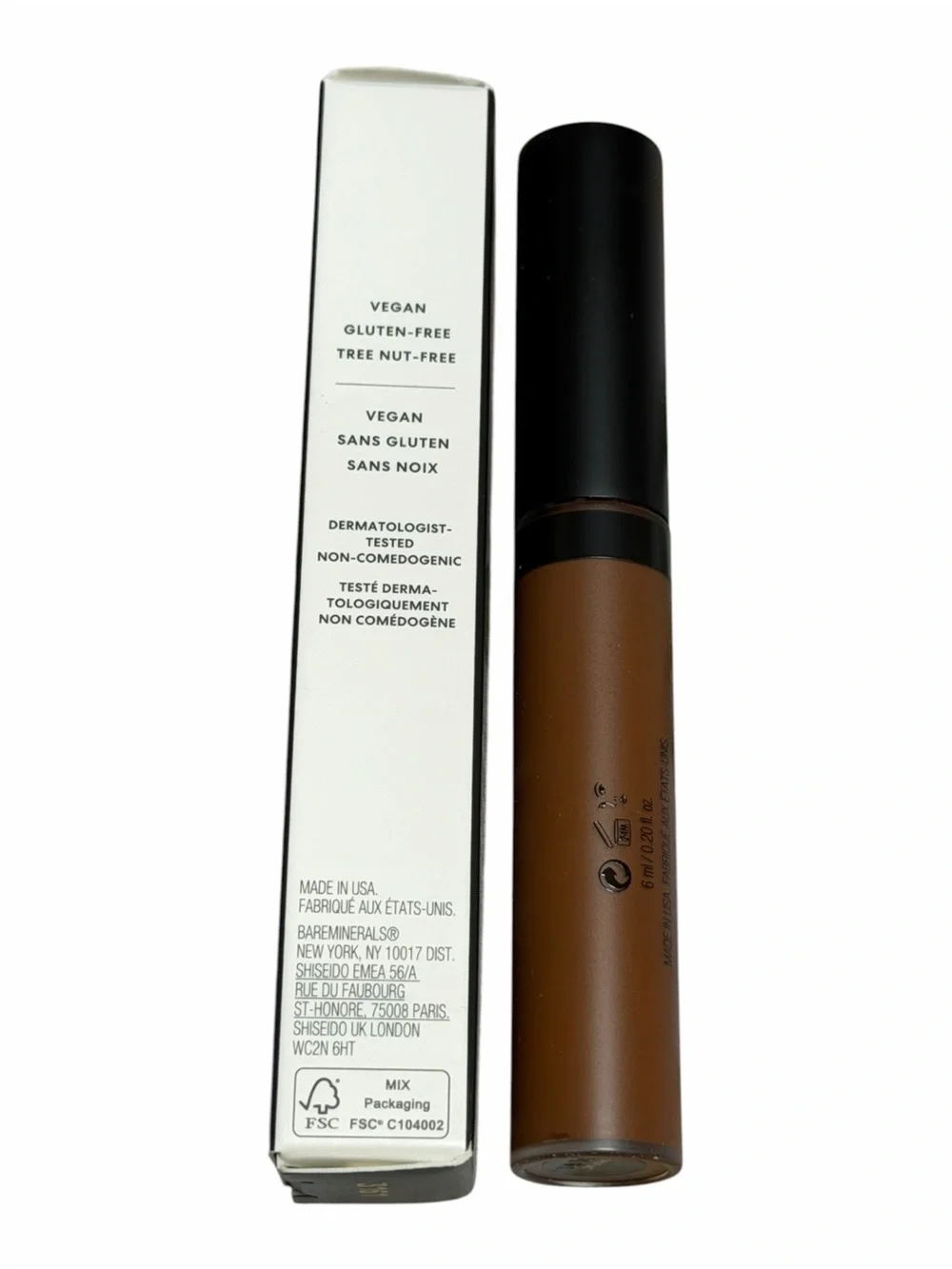 bareMinerals Original Liquid Mineral Concealer Deep 6C Full Size 0.2 oz Box